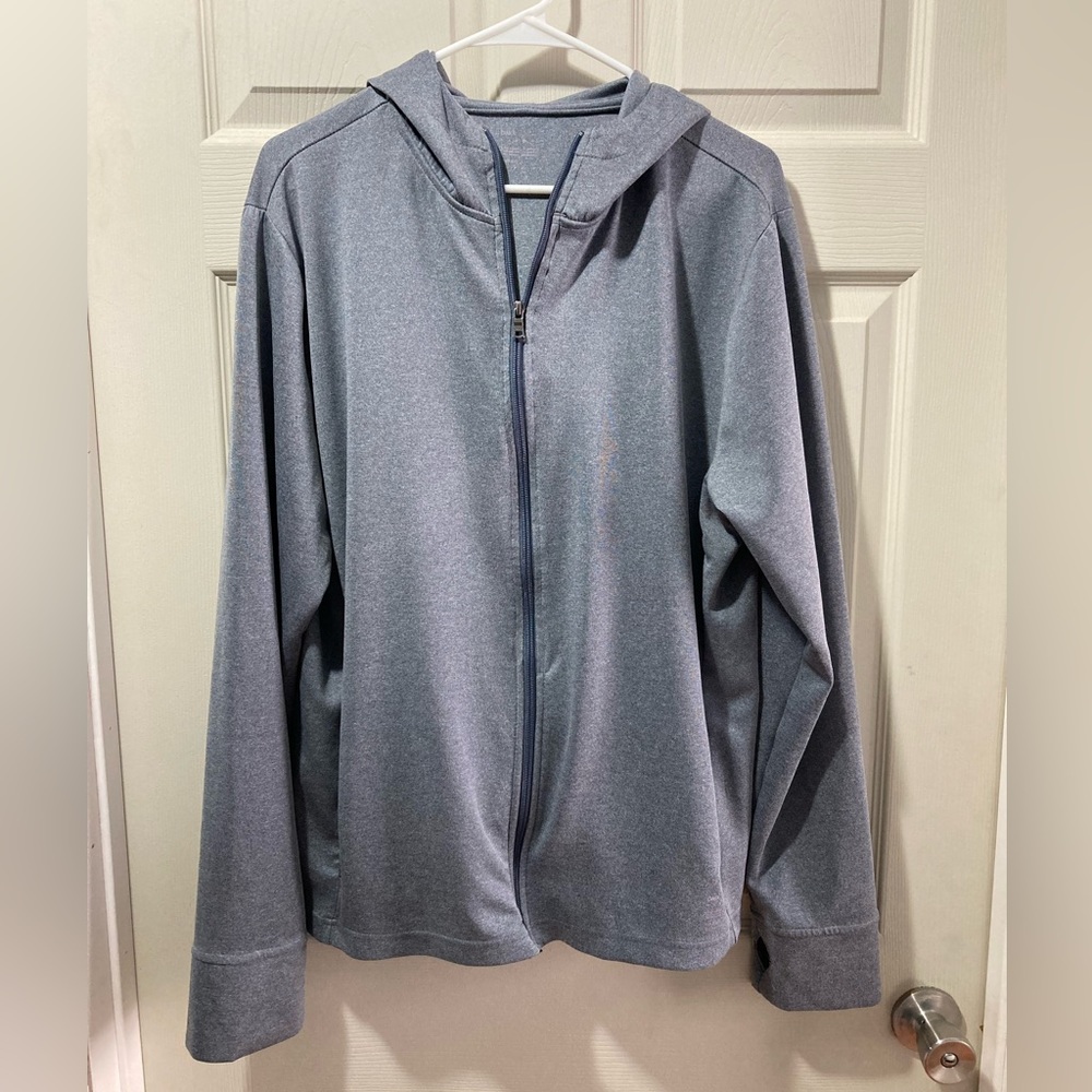 Onia jacket, zip-up, hooded, large L, lightweight